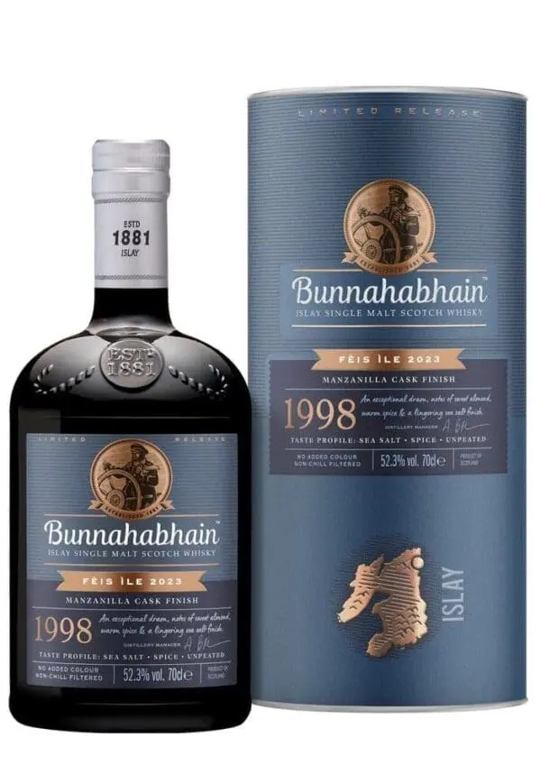 Bunnahabhain 1998 Manzanilla Cask Finish - Feis Ile 2023