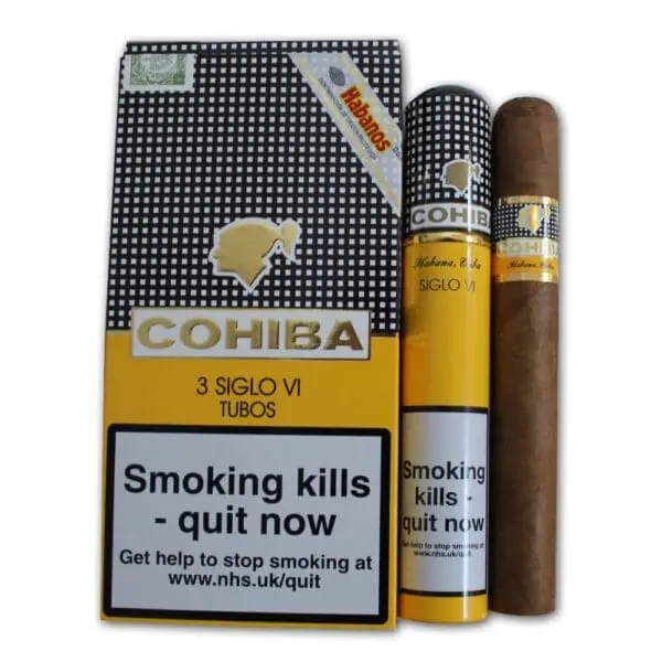 Cohiba Siglo VI Tubed Cigar Pack of 3