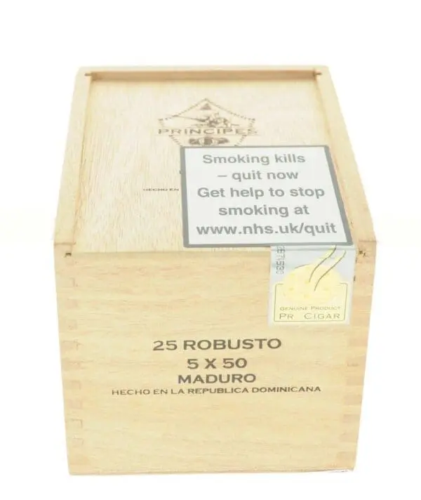 La Aurora Principes Long Filler Maduro Robusto Box of 25