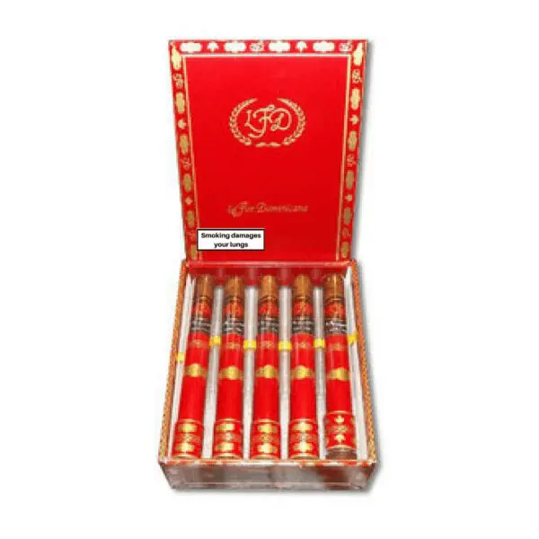 La Flor Dominicana Double Ligero Crystal Corona, tubed Box of 10