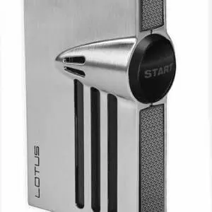 Lotus Orion Chrome Satin and Black Matte lighter