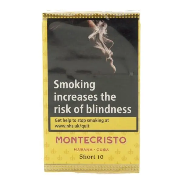 Montecristo Shorts Cigarillos Pack of 10