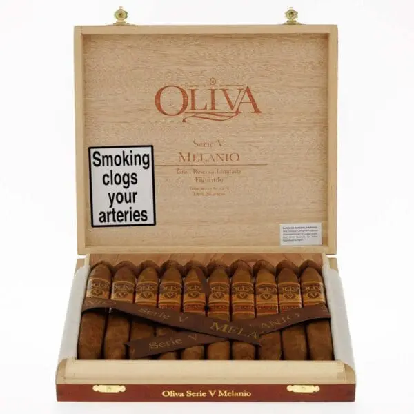 Oliva Melanio Natural Serie V Figurado Box of 10