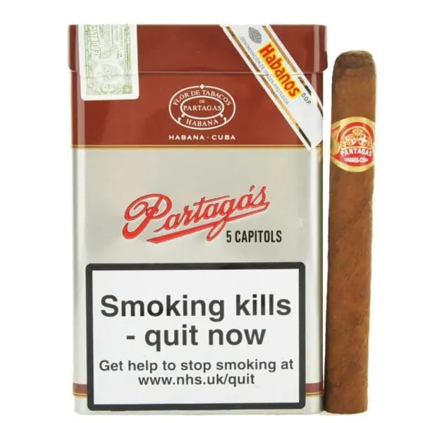 Partagas Capitols Tin of 5 Cigars