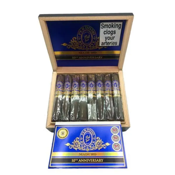 Perdomo 10th Anniversary Maduro Super Toro Box of 25 - Image 3