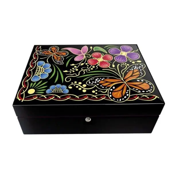 Mexican Talent Lacquer of Patzcuaro Humidor - 125 cigars - Image 2