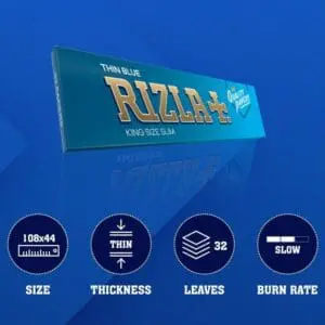 Rizla Blue King Size Slim Rolling Papers