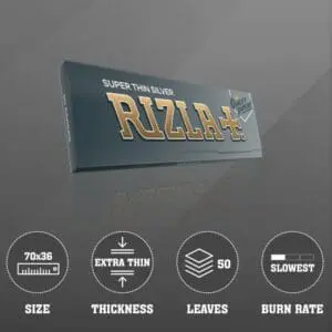 Rizla Silver Regular Size Rolling Papers - 1 pack