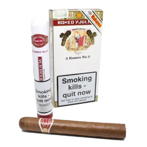 Romeo y Julieta No. 2 Tubed Cigar - 3 pack
