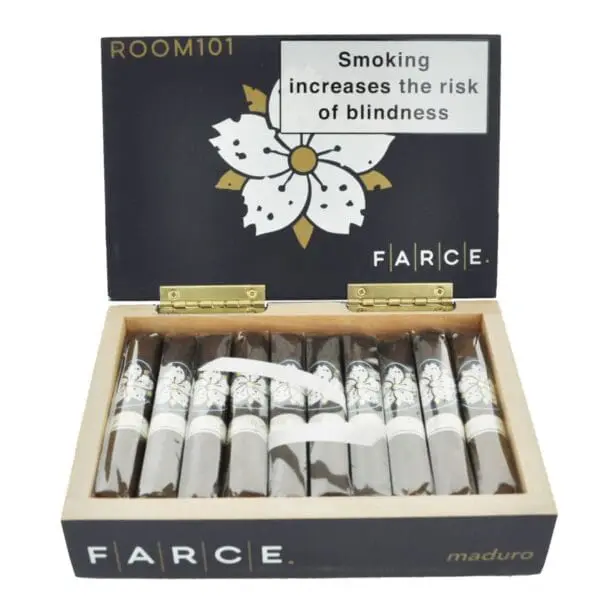 Room 101 Farce Maduro Corona Papi Chulo Box of 20