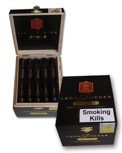 Leon Jimenes Prestige Corona Tubed Cigar Box of 20
