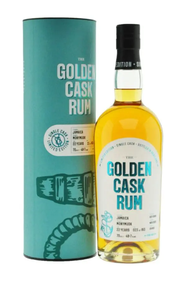 Golden cask Rum- Jamaican Monymusk 22yo
