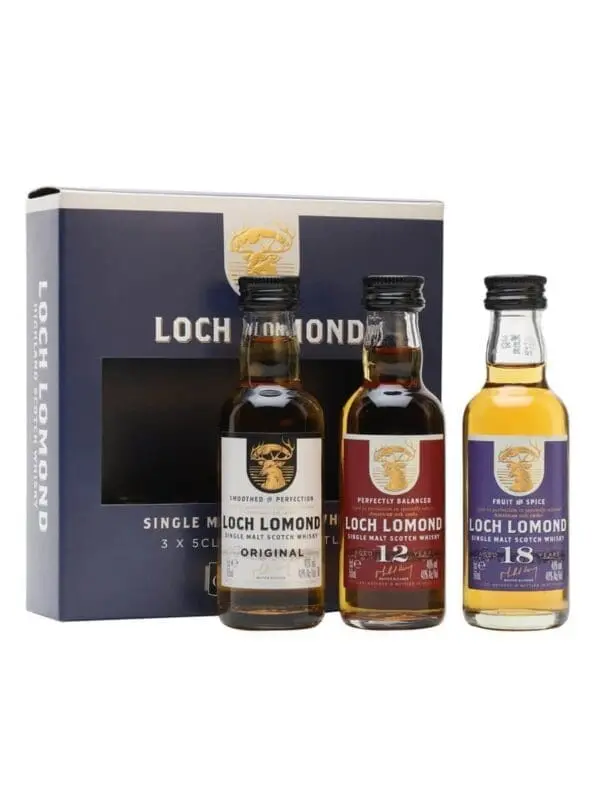 Loch Lomond Original, 12 Yr Old & 18 Yr Old Miniatures