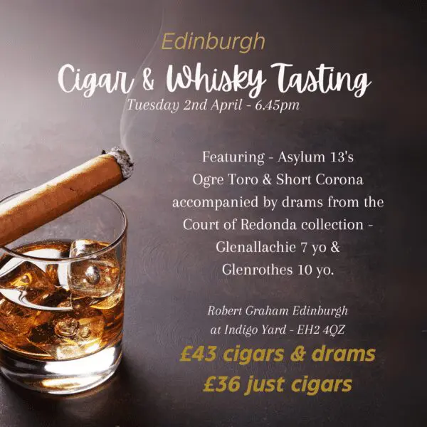 Cigars & Drams - Edinburgh