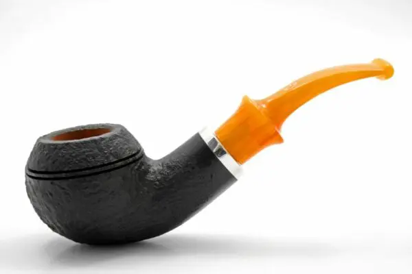 Rattrays Beltane Fire Sandblast Black mouthpiece 3