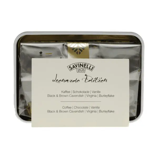 Savinelli Leonardo Pipe tobacco 100g tin interior