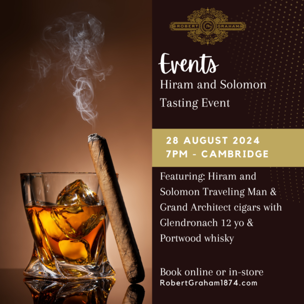 Hiram and Solomon Tasting Evening - Cmabridge 28 Aug 24
