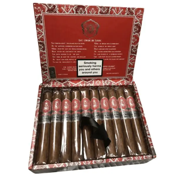 Hiram & Solomon Veiled Prophet Monarch box
