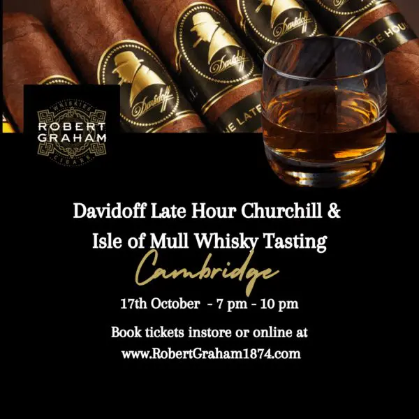 Davidoff Late Hour Churchill & Isle of Mull Tasting Evening - Cambridge
