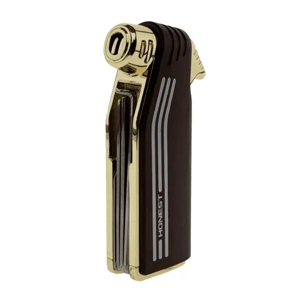 The Honest Fry Pipe Lighter in Dark Wood is the perfect companion for pipe smokers and lighter enthusiasts, blending practical functionality for all your smoking needs with sleek design.