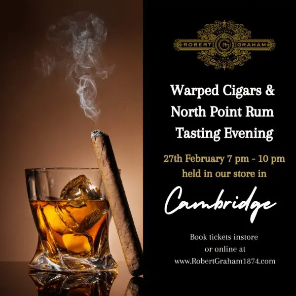 Warped Cigars and North Point Rum Tasting Evening