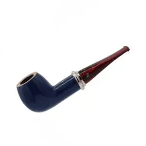 Big Ben Phantom Blue 420 Pipe with red stem