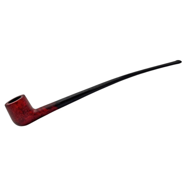 Burgundy Smooth Churchwarden pipe 6127