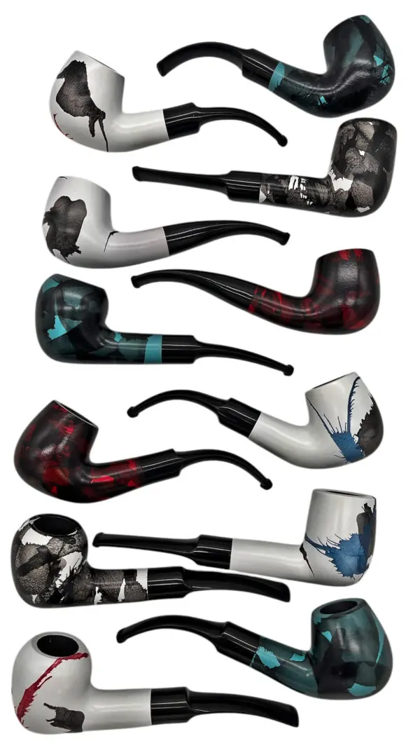 Pearwood Moss Art Pipes