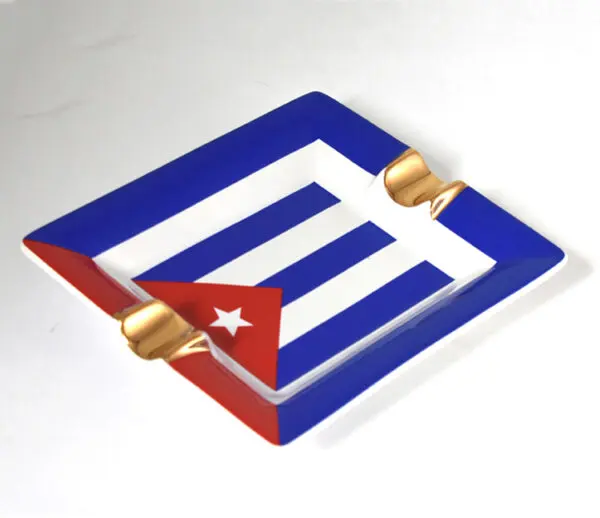 Cuban Flag ashtray