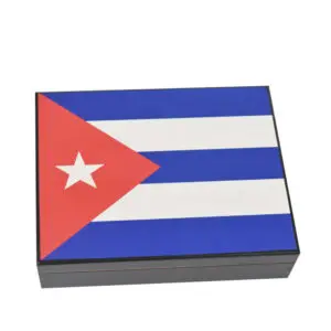 Cuban Flag Humidor