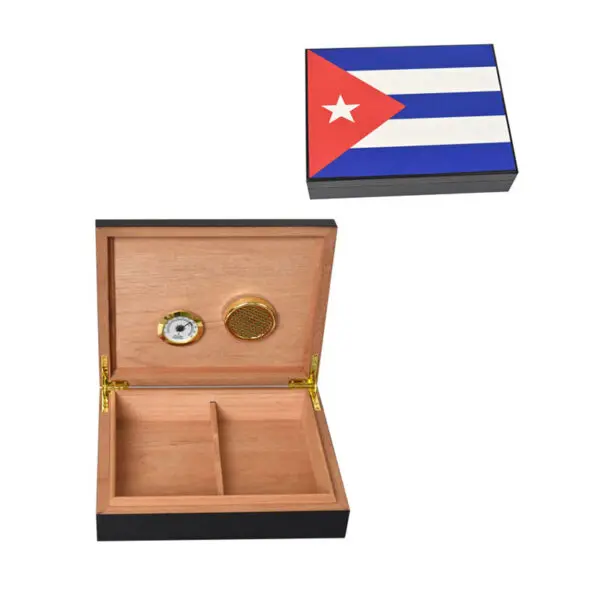 Cuban Flag Humidor