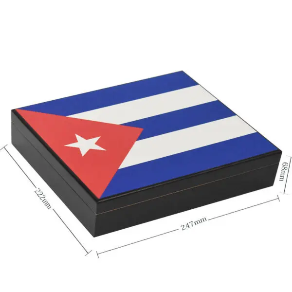 Cuban Flag Humidor