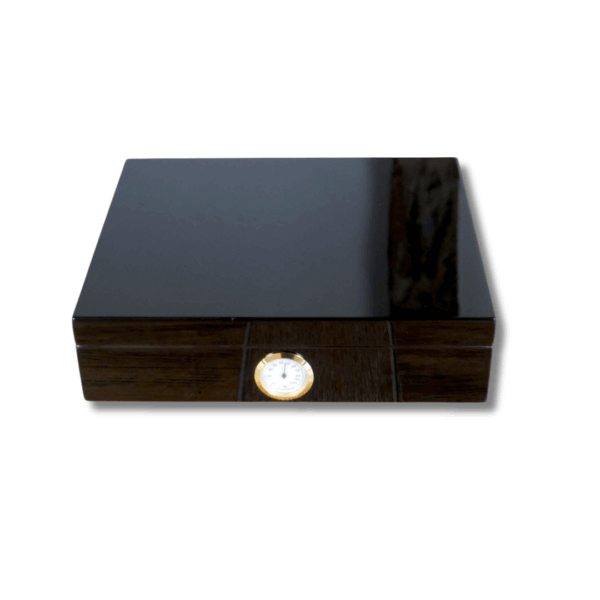 Atomic Black Gloss Humidor - 20 Cigar Capacity