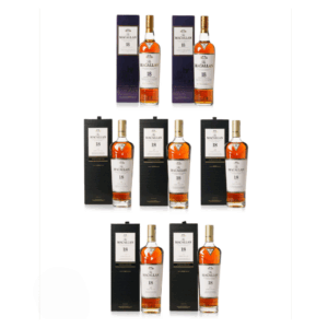 Macallan 18 Year old set of 7