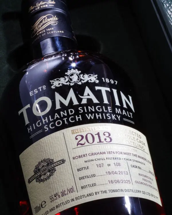 Robert Graham 1874 Tomatin Exclusive Bottling for Meet the Makers 2025
