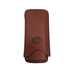 Toscanelli 2F Tan‑1701 Leather Cigar Case