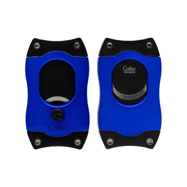 Colibri S-Cut Cigar Cutter in Blue/Black