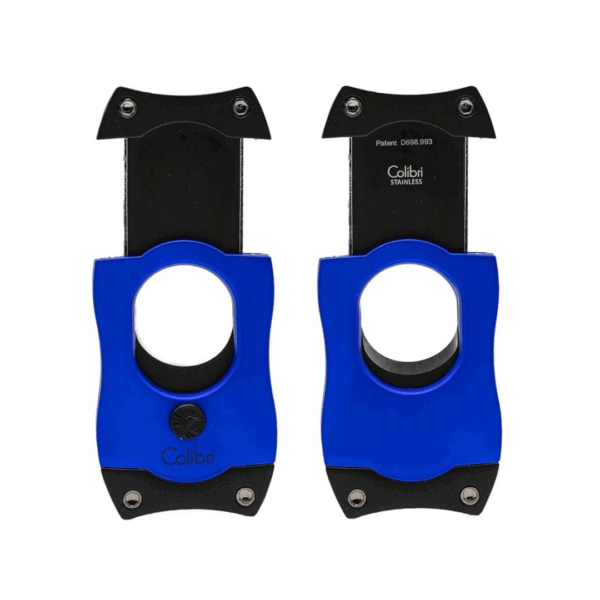 Colibri S-Cut Cigar Cutter in Blue/Black