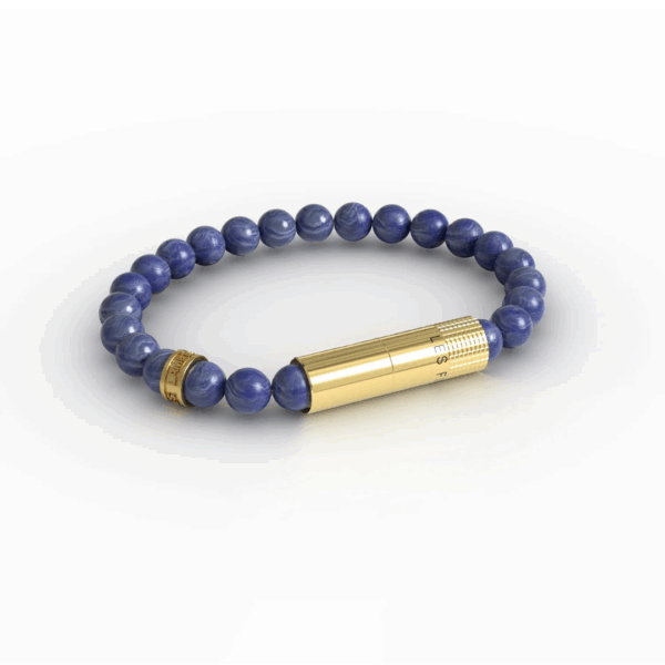 Les Fines Lames Noche Gold Ring Adjustable Punch Bracelet