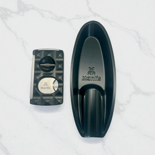 Mantis Special Edition Cutter and Ashtray Gift Set in Racing Green