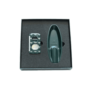Mantis Special Edition Cutter and Ashtray Gift Set in Racing Green