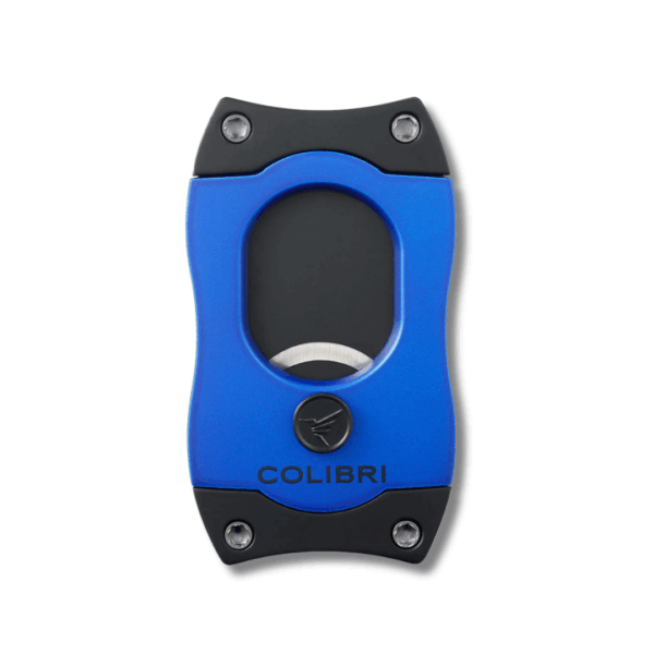 Colibri S-Cut Cigar Cutter in Blue/Black