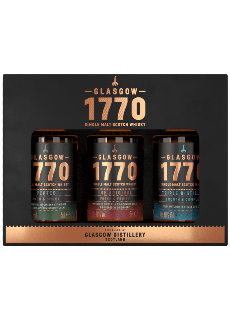Glasgow 1770 Miniature Selection Gift Set - 3 x 5cl