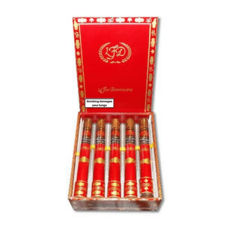 La Flor Dominicana Double Ligero Crystal Corona, tubed Box of 10