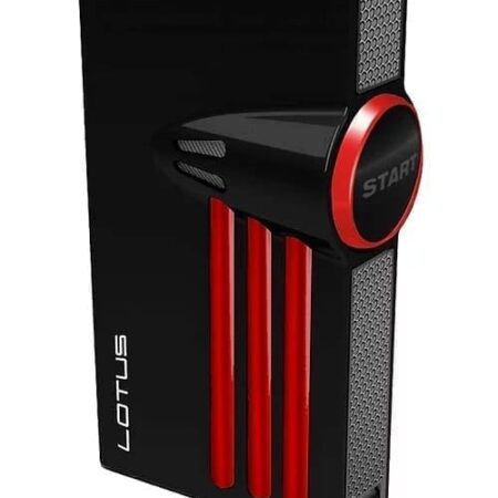 Lotus Orion Lighter in Black Matte and Red