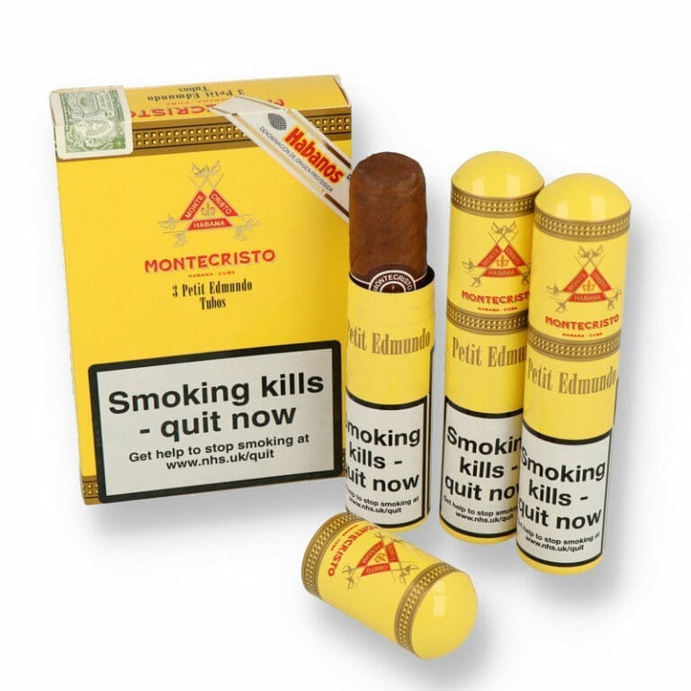 Montecristo Petit Edmundo Tubed Pack of 3