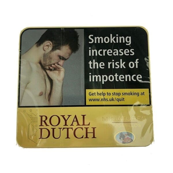 Ritmeester Royal Dutch Miniature yellow Tin of 10