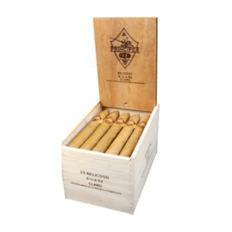 La Aurora Principes Long Filler Claro Belicoso Box of 25