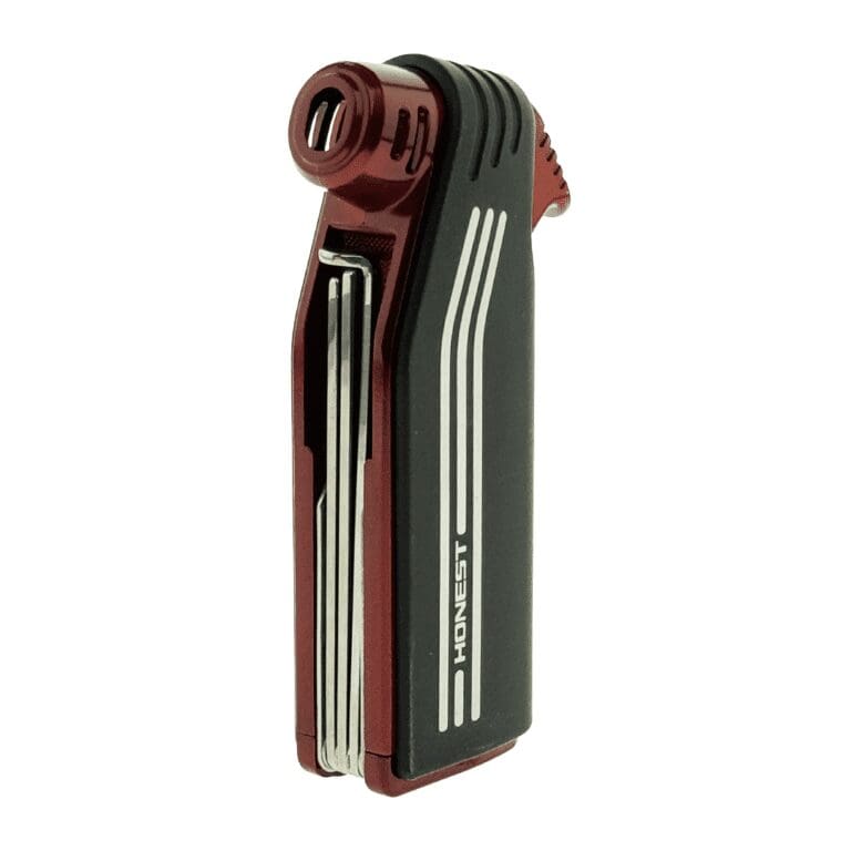 Honest Fry Pipe Lighter in red & black