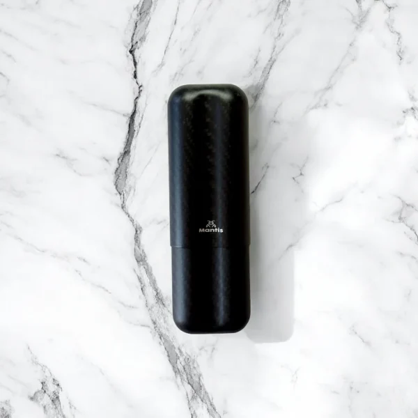 The Mantis Truecarbon 3K 2 Finger Cigar Case in Matte